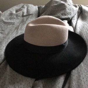 TOPSHOP two tone wool hat